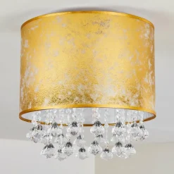 Plafonnier Norrfors Argenté, Transparent, 1 lumière