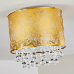 Plafonnier Norrfors Argenté, Transparent, 1 lumière