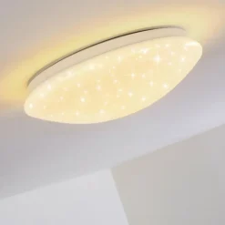 Plafonnier Norton Star LED Blanc, 1 lumière, Télécommandes, Changeur de couleurs