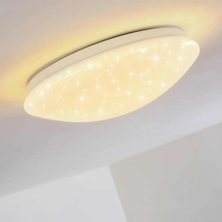 Plafonnier Norton Star LED Blanc, 1 lumière, Télécommandes, Changeur de couleurs