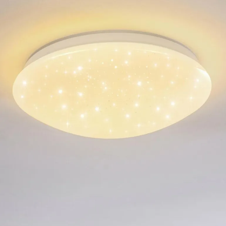 Plafonnier Norton Star LED Blanc, 1 lumière, Télécommandes, Changeur de couleurs