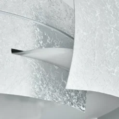 Plafonnier Novara Argenté, 3 lumières