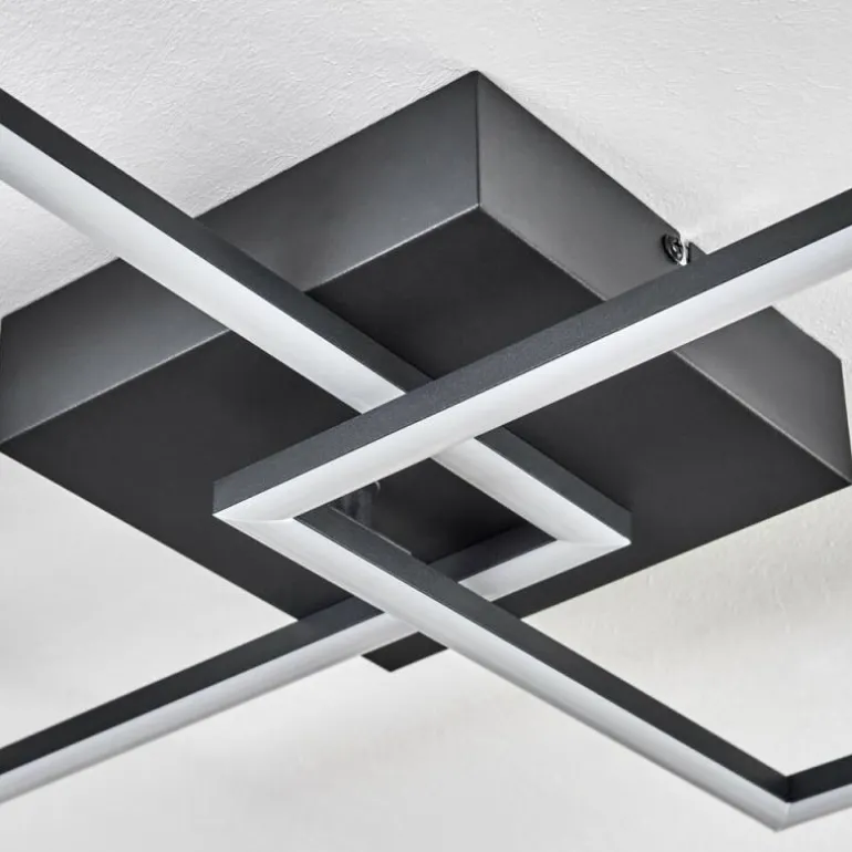 Plafonnier Obo LED Noir, 1 lumière