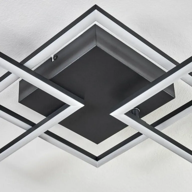 Plafonnier Obo LED Noir, 1 lumière