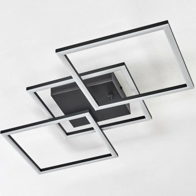 Plafonnier Obo LED Noir, 1 lumière