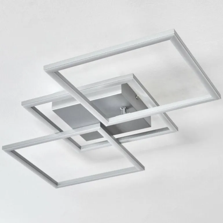 Plafonnier Obo LED Titane, 1 lumière