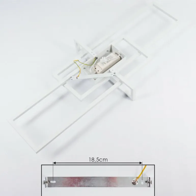 Plafonnier Omega LED Blanc, 1 lumière