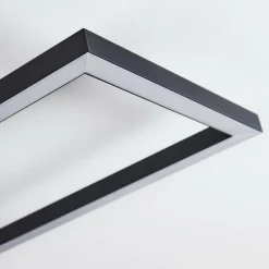 Plafonnier Omega LED Noir, 1 lumière