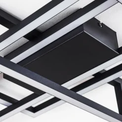 Plafonnier Omega LED Noir, 1 lumière