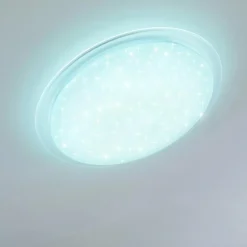 Plafonnier Oranki LED Blanc, 1 lumière, Télécommandes