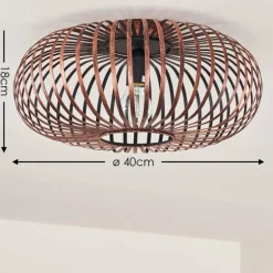 Plafonnier Oravi Cuivre, 1 lumière
