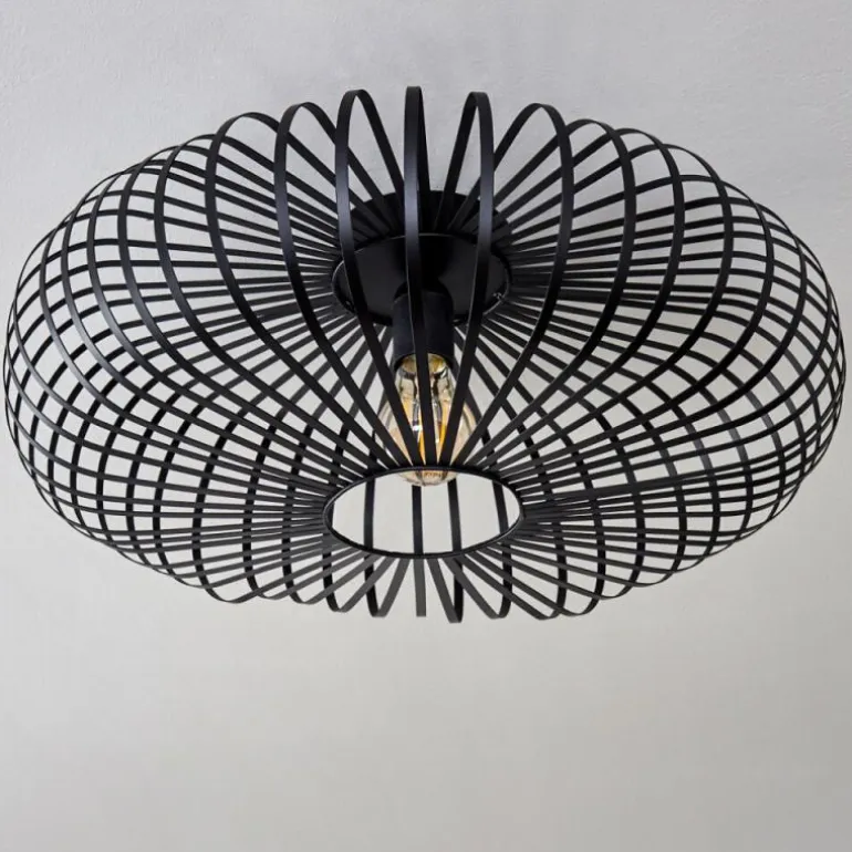 Plafonnier Oravi Noir, 1 lumière