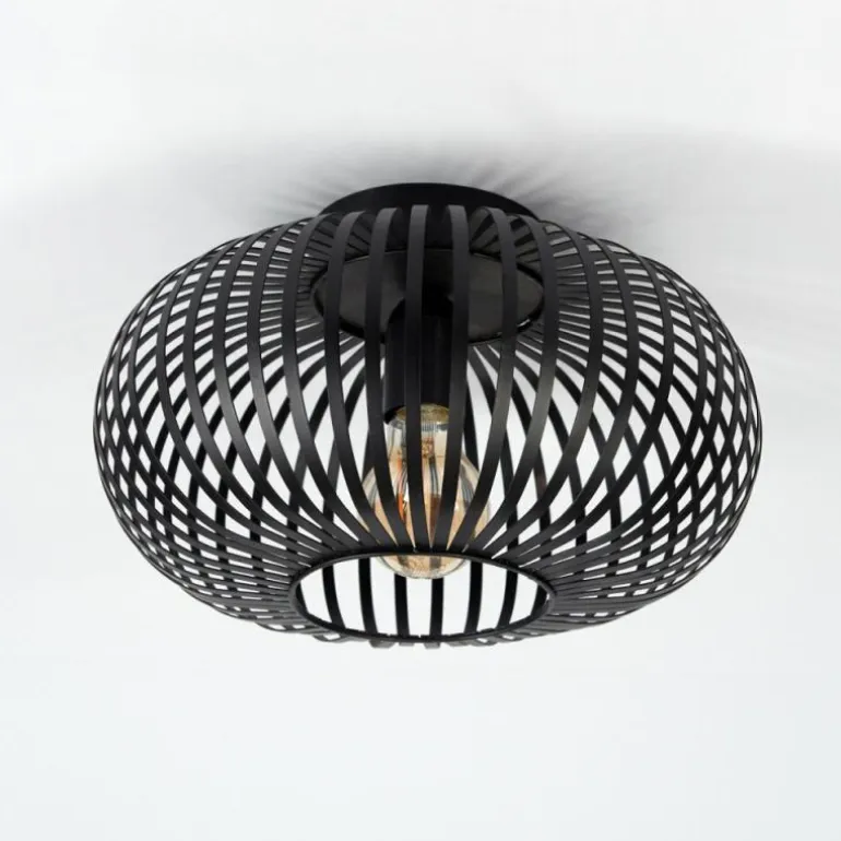 Plafonnier Oravi Noir, 1 lumière