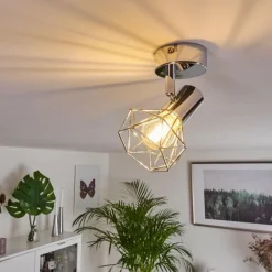 Plafonnier Orebro Chrome, 1 lumière
