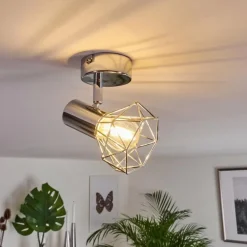 Plafonnier Orebro Chrome, 1 lumière