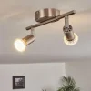 Plafonnier Oula LED Nickel mat, 2 lumières