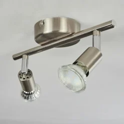 Plafonnier Oula LED Nickel mat, 2 lumières