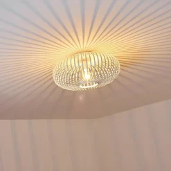 Plafonnier Ovari Blanc, 1 lumière