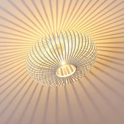 Plafonnier Ovari Blanc, 1 lumière
