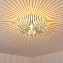 Plafonnier Ovari Blanc, 1 lumière