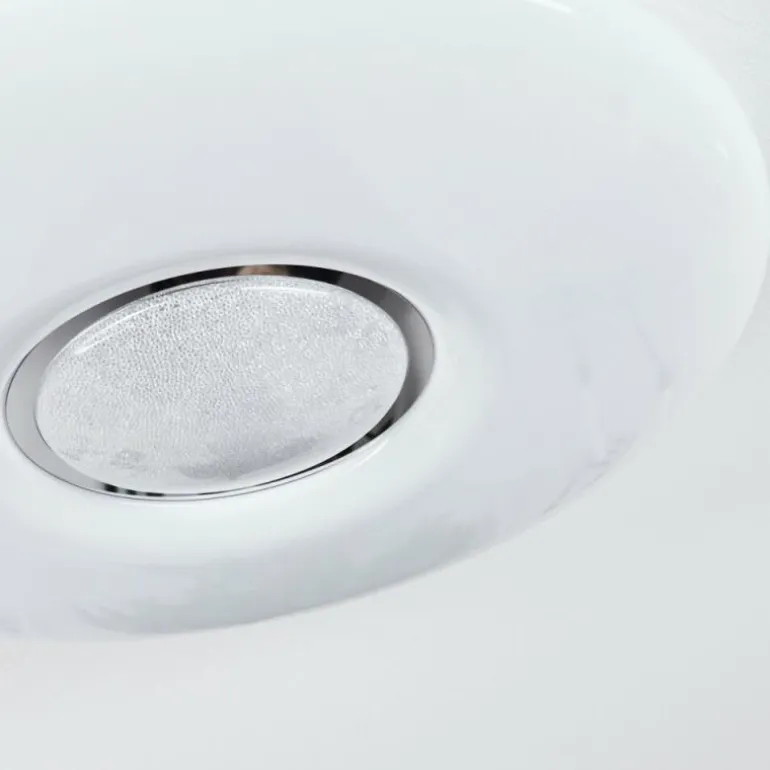 Plafonnier Page LED Blanc, 2 lumières, Télécommandes, Changeur de couleurs
