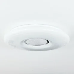 Plafonnier Page LED Blanc, 2 lumières, Télécommandes, Changeur de couleurs