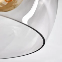 Plafonnier Palibatz Anthracite, 3 lumières