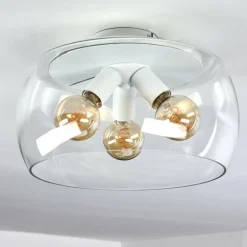 Plafonnier Palibatz Blanc, 3 lumières