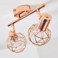 Plafonnier Palmira Cuivre, 2 lumières
