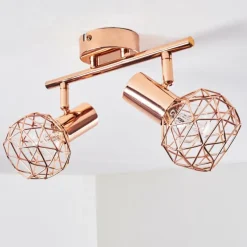 Plafonnier Palmira Cuivre, 2 lumières