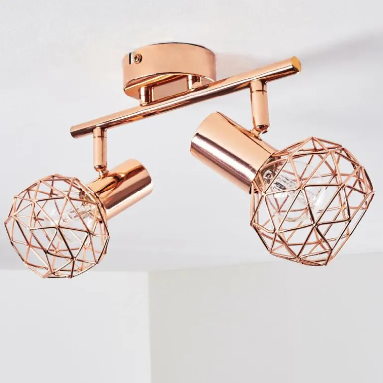 Plafonnier Palmira Cuivre, 2 lumières