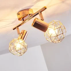 Plafonnier Palmira Cuivre, 2 lumières