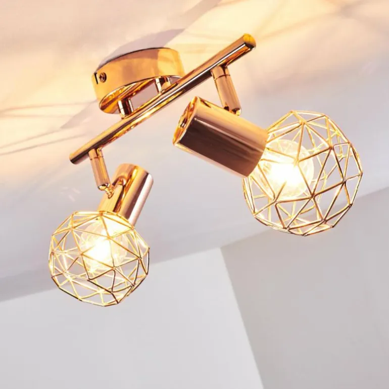 Plafonnier Palmira Cuivre, 2 lumières