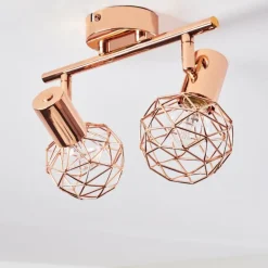 Plafonnier Palmira Cuivre, 2 lumières