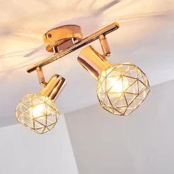 Plafonnier Palmira Cuivre, 2 lumières