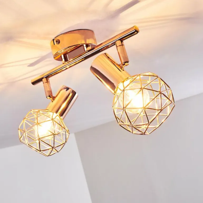 Plafonnier Palmira Cuivre, 2 lumières