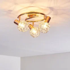 Plafonnier Palmira Cuivre, 3 lumières