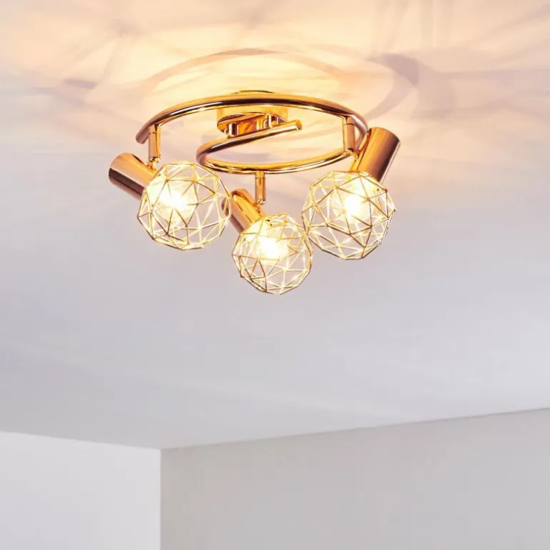Plafonnier Palmira Cuivre, 3 lumières
