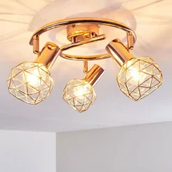 Plafonnier Palmira Cuivre, 3 lumières