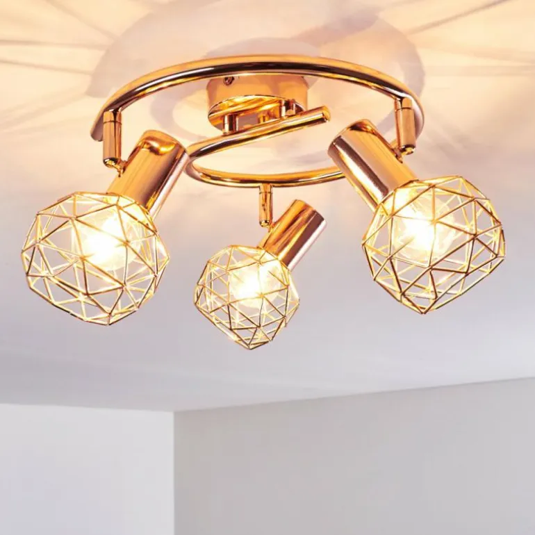 Plafonnier Palmira Cuivre, 3 lumières