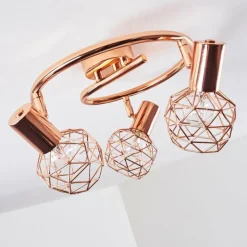 Plafonnier Palmira Cuivre, 3 lumières