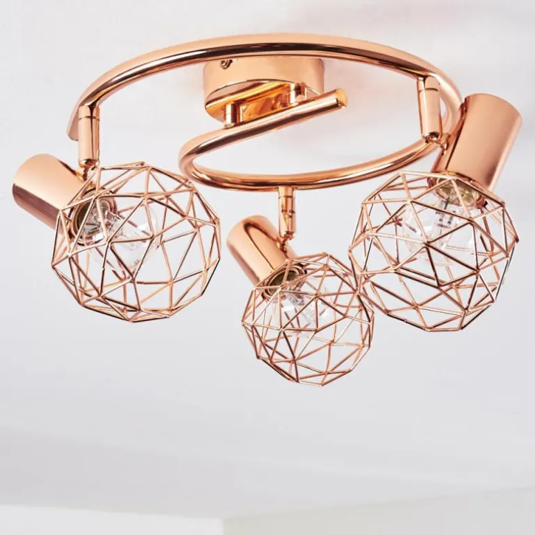 Plafonnier Palmira Cuivre, 3 lumières