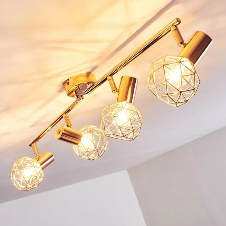Plafonnier Palmira Cuivre, 4 lumières