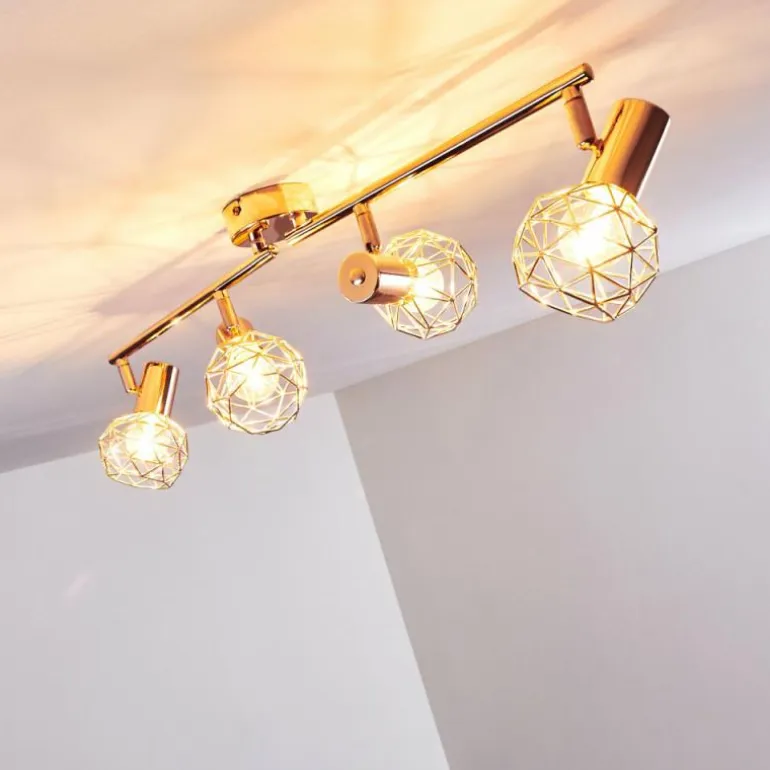 Plafonnier Palmira Cuivre, 4 lumières