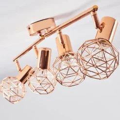 Plafonnier Palmira Cuivre, 4 lumières