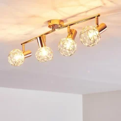 Plafonnier Palmira Cuivre, 4 lumières