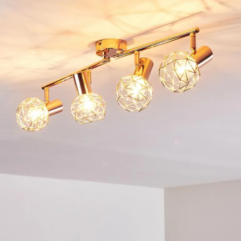 Plafonnier Palmira Cuivre, 4 lumières