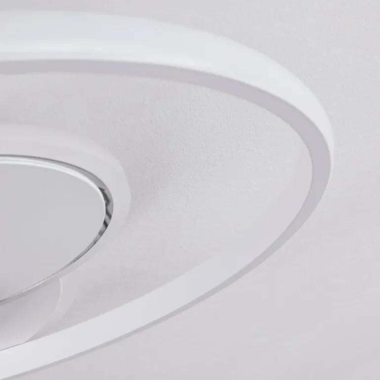 Plafonnier Panchita LED Blanc, 1 lumière, Télécommandes