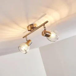 Plafonnier Parado Nickel mat, 2 lumières
