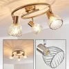 Plafonnier Parado Nickel mat, 3 lumières